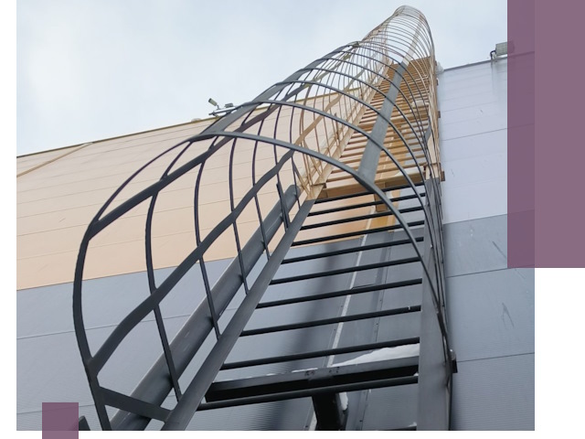 Изготовление и монтаж пожарных лестниц в Якутске профессионально