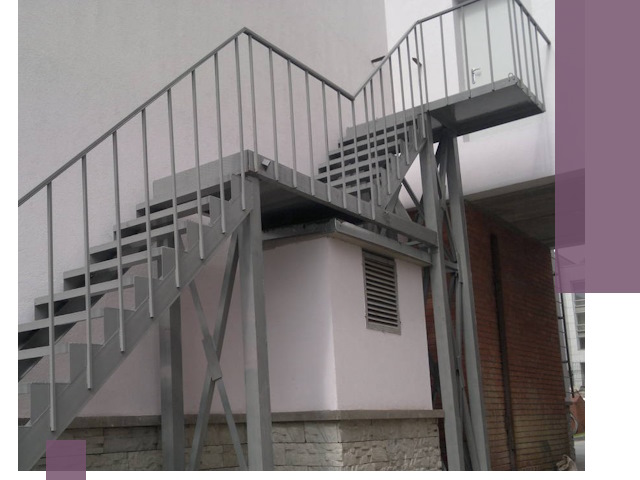 Монтаж пожарных лестниц под ключ в Якутске с гарантией качества