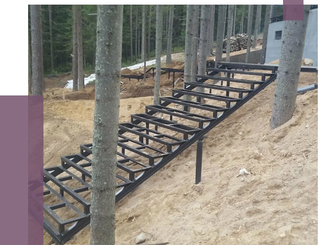 Монтаж металлических лестниц в Якутске от 13800 руб. 