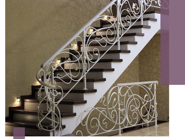 Кованые лестницы под ключ в Якутске — изготовление и монтаж