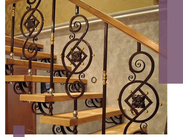 Изготовление кованых лестниц под ключ в Якутске