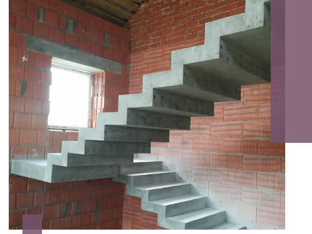 Бетонные лестницы под ключ в Якутске: монтаж, демонтаж, ремонт