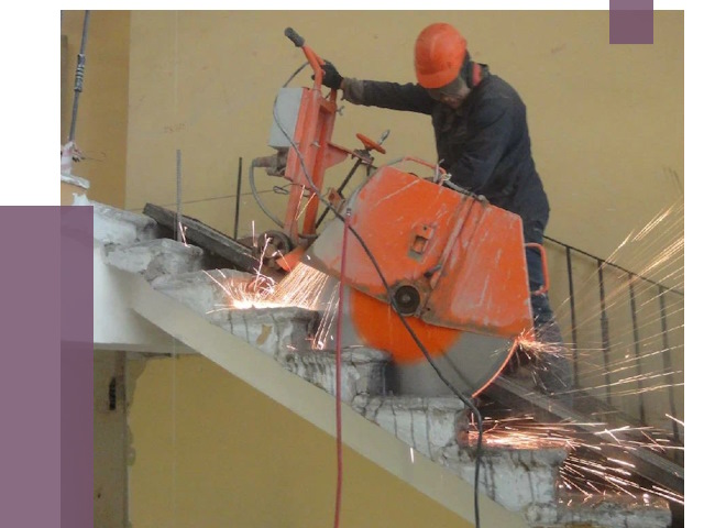 Демонтаж бетонных лестниц в Якутске от 4687 руб. за м2 | ПРОЛЁТ-Ктс