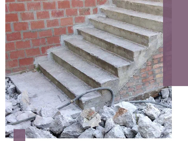 Демонтаж бетонных лестниц в Якутске: быстро и безопасно