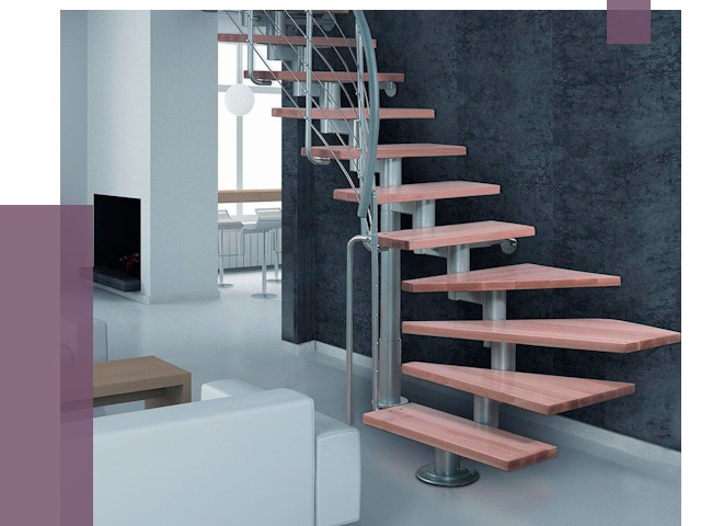 Модульные лестницы в Якутске от 17185 руб. — купить в ПРОЛЁТ-Ктс