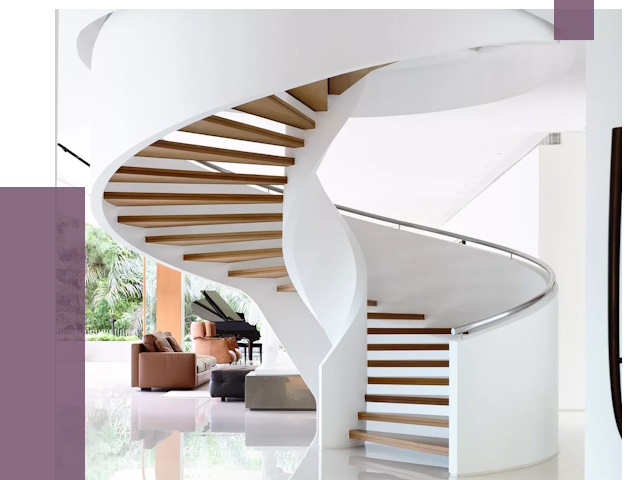 Винтовые лестницы в Якутске под ключ от 49471 руб. | ПРОЛЁТ-Ктс