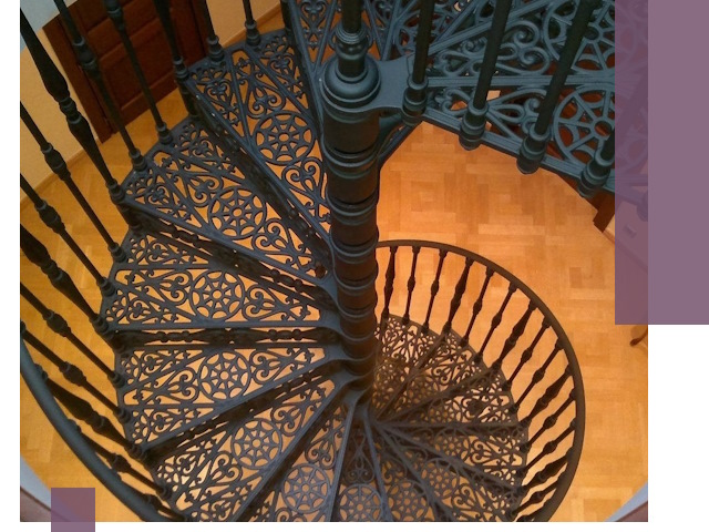 Винтовые лестницы под ключ в Якутске: производство и монтаж