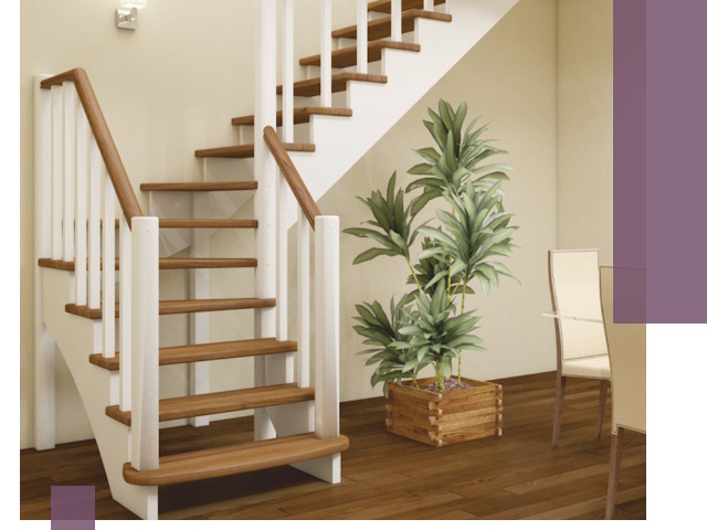 Г-образные лестницы под ключ в Якутске — изготовление и монтаж