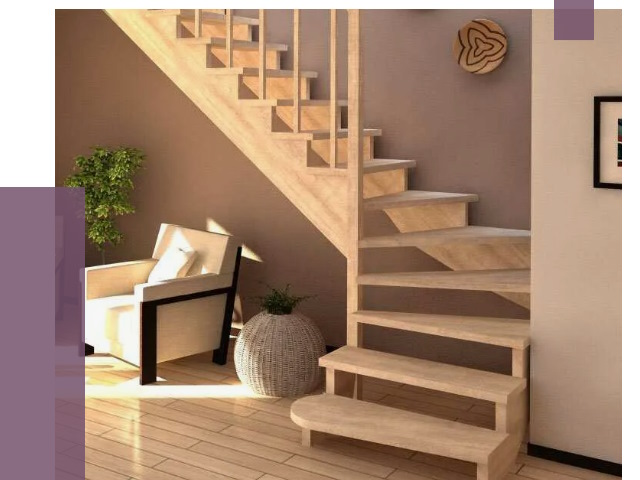 Изготовление Г-образных лестниц в Якутске от 19268 руб. 