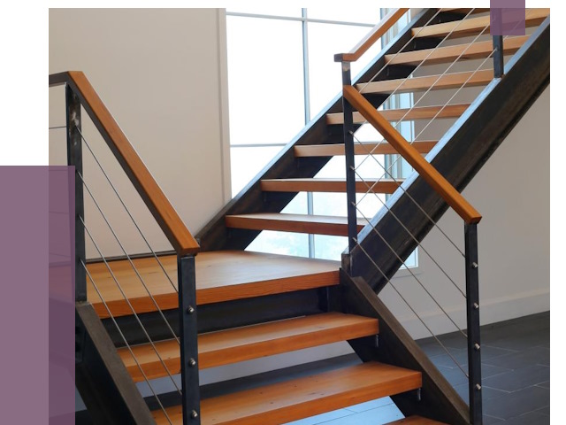 Изготовление лестниц на металлокаркасе в Якутске от 19268 руб. | ПРОЛЁТ-Ктс