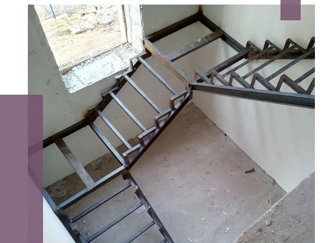 Монтаж лестниц на металлокаркасе в Якутске от 13019 руб. — ПРОЛЁТ-Ктс