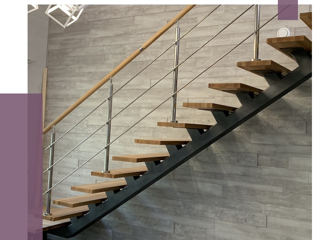 Изготовление лестниц на монокосоуре в Якутске от 77592 руб. 