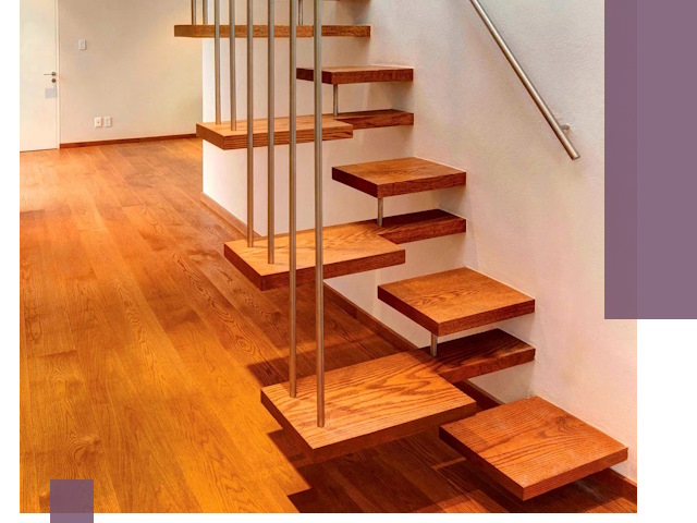 Лестницы «гусиный шаг» на заказ в Якутске для узких пространств