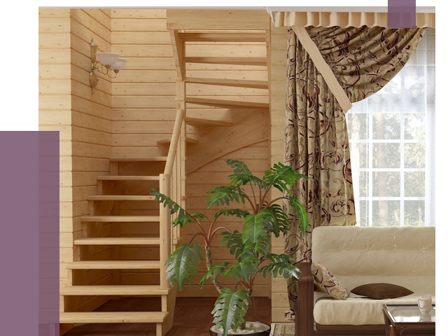 Лестницы для дачи в Якутске от 77331 руб.  | ПРОЛЁТ-Ктс