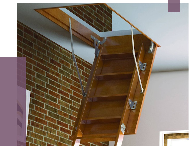 Установка чердачной лестницы в Якутске от 7967 руб. | ПРОЛЁТ-Ктс