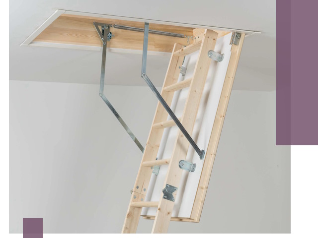 Установка чердачной лестницы под ключ в Якутске