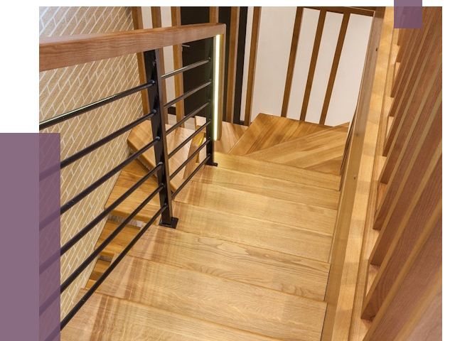 Лестницы из ясеня в Якутске под ключ от 10207 руб. 