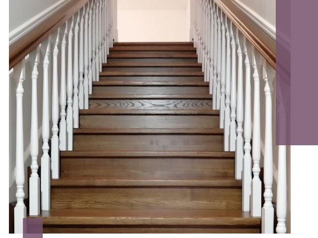 Лестницы из ясеня на заказ в Якутске — изготовление и монтаж