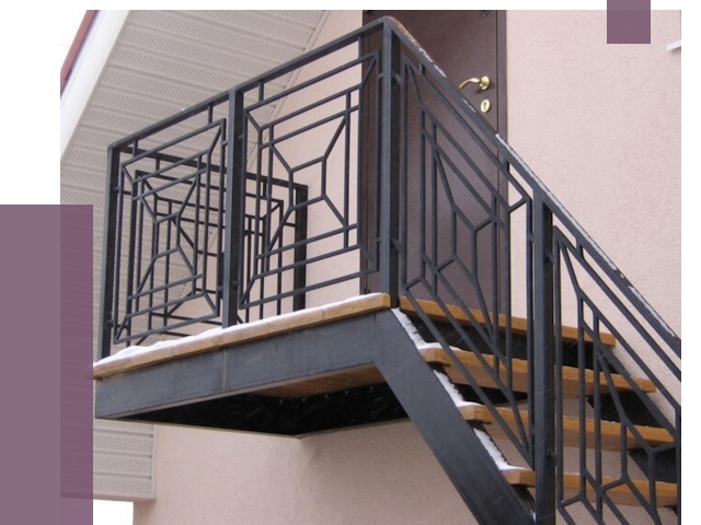 Металлические перила в Якутске от 4374 руб.  | ПРОЛЁТ-Ктс