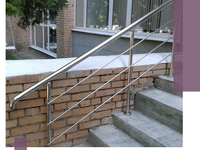 Перила из нержавеющей стали высокого качества в Якутске