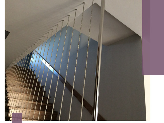 Тросовые перила под ключ в Якутске — производство и монтаж