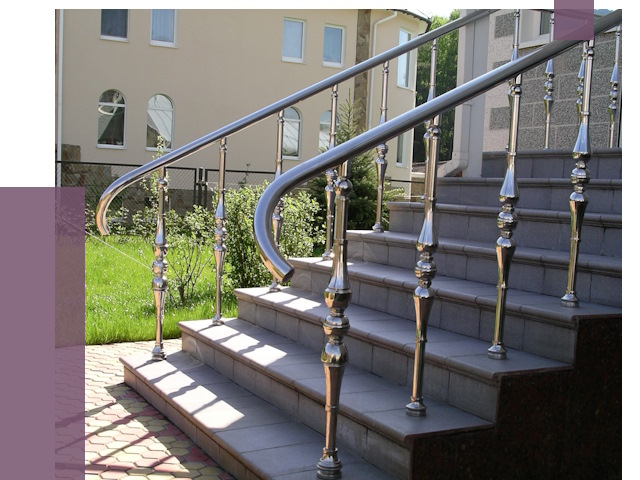 Перила для крыльца в Якутске от 10936 руб. — монтаж ПРОЛЁТ-Ктс