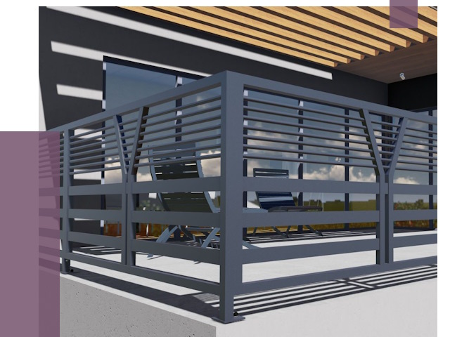 Изготовление балконных ограждений в Якутске от 10936 руб. | ПРОЛЁТ-Ктс