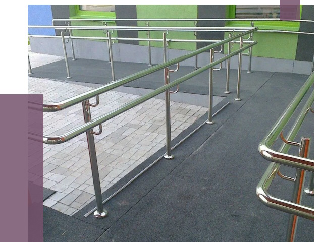 Ограждения пандусов в Якутске от 4426 руб. монтаж | ПРОЛЁТ-Ктс