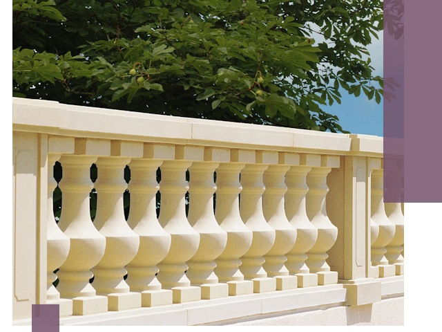 Установка балюстрады в Якутске: изготовление и монтаж под ключ