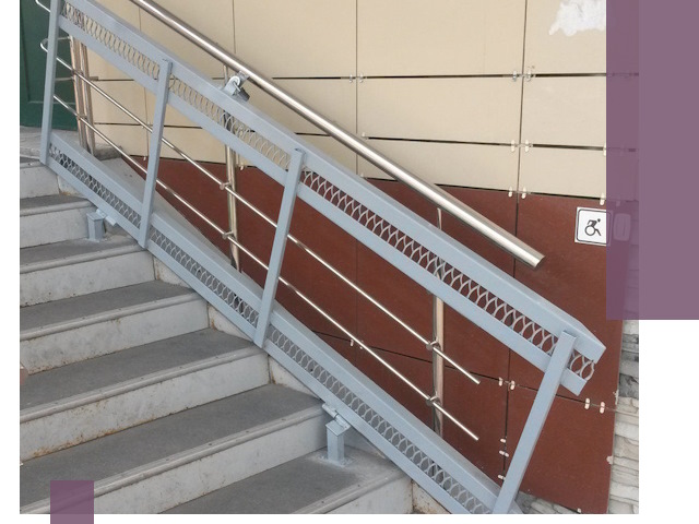 Изготовление откидных пандусов под ключ в Якутске