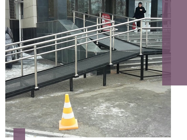 Стационарные пандусы под ключ в Якутске — изготовление и монтаж