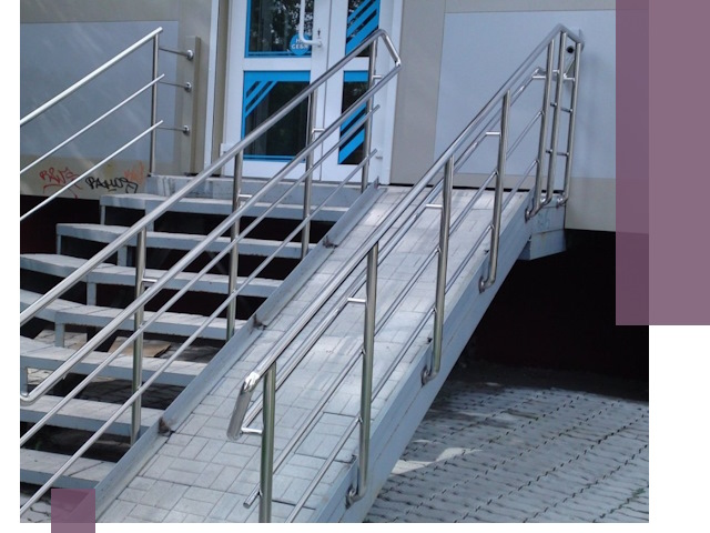 Пандус на крыльцо под ключ в Якутске: монтаж и изготовление