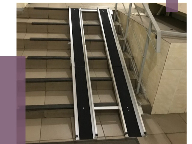 Установка пандуса в подъезд в Якутске от 8124 руб. под ключ | ПРОЛЁТ-Ктс