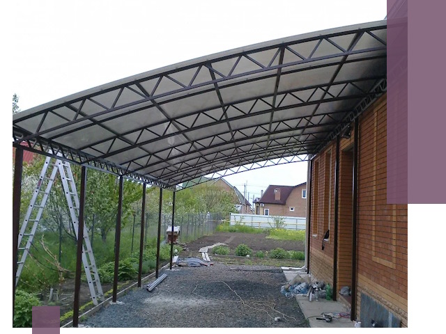 Профессиональный монтаж навесов под ключ в Якутске