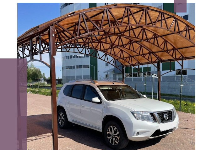 Недорогие навесы в Якутске от 43743 руб. | ПРОЛЁТ-Ктс