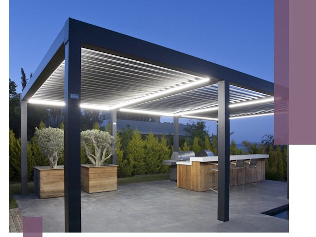 Навесы отдельно стоящие под ключ в Якутске из металла и поликарбоната