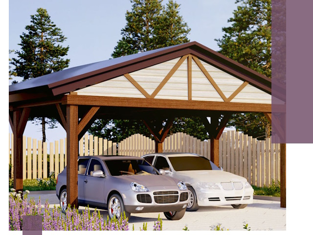 Навесы для автомобиля в Якутске — изготовление и монтаж