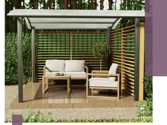 Навесы для дачи в Якутске: изготовление, монтаж и демонтаж