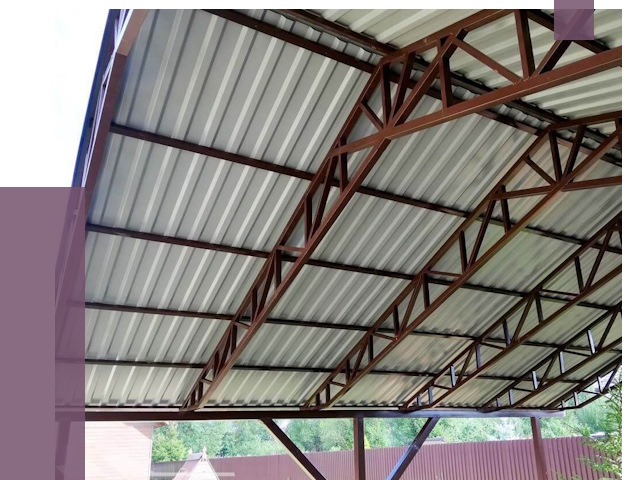 Навесы из профнастила в Якутске от 7499 руб. | ПРОЛЁТ-Ктс