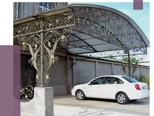 Кованые навесы в Якутске от 14841 руб. | ПРОЛЁТ-Ктс