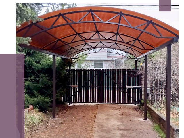 Арочные навесы в Якутске от 12967 руб. — изготовление и монтаж | ПРОЛЁТ-Ктс