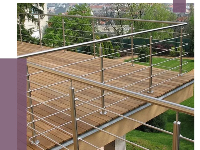 Алюминиевые парапеты в Якутске под ключ от 7915 руб. 