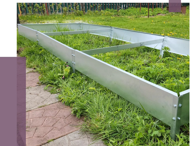 Металлические бордюры для грядок в Якутске от 1823 руб. 