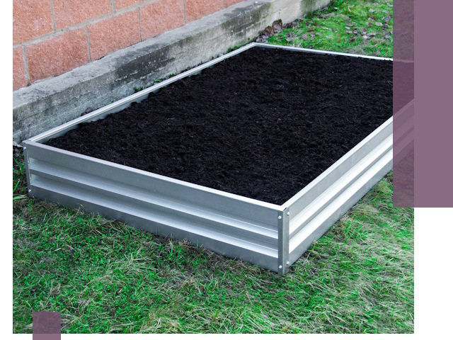 Металлические бордюры для грядок в Якутске: прочность и аккуратность