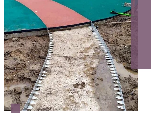 Металлические бордюры для дорожек в Якутске — монтаж и изготовление