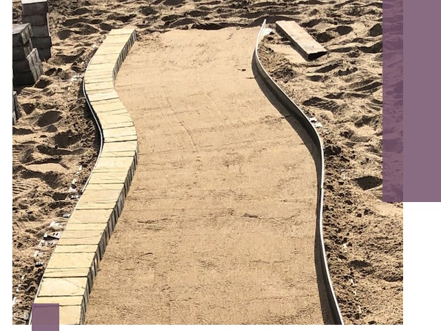 Металлические бордюры для тротуаров в Якутске — прочные и долговечные