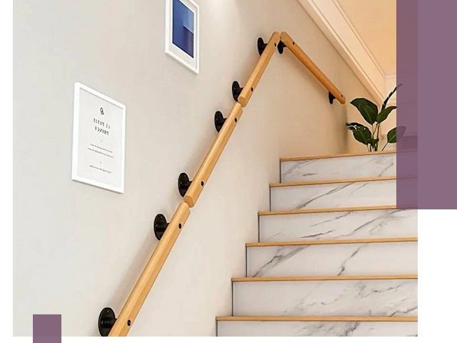 Поручни металлические и деревянные под ключ в Якутске