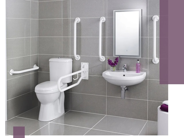 Поручни для санузлов в Якутске: установка, ремонт и монтаж